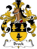 German Wappen Coat of Arms for Brock
