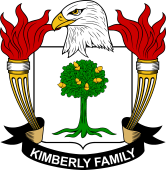 Coat of arms used by the Kimberly family in the United States of America