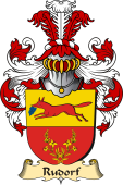v.23 Coat of Family Arms from Germany for Rudorf