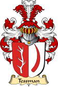v.23 Coat of Family Arms from Germany for Tessman