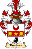 English Coat of Arms (v.23) for the family Thurburn or Thorburn