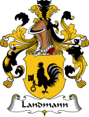 German Wappen Coat of Arms for Landmann