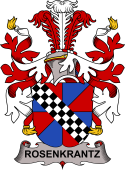 Danish Coat of Arms for Rosenkrantz