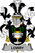Irish Coat of Arms for Lowry or Lavery