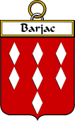 French Coat of Arms Badge for Barjac