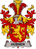 Danish Coat of Arms for Hübner