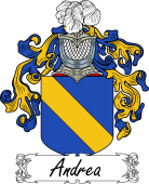 Araldica Italiana Coat of arms used by the Italian family Andrea