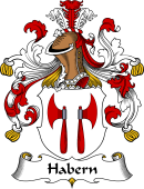 German Wappen Coat of Arms for Habern