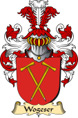 v.23 Coat of Family Arms from Germany for Wogeser
