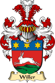 v.23 Coat of Family Arms from Germany for Willer