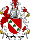 English Coat of Arms for the family Stephenson or Stevenson