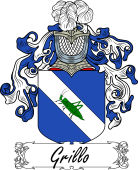 Araldica Italiana Coat of arms used by the Italian family Grillo