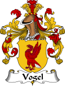German Wappen Coat of Arms for Vogel