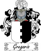 Araldica Italiana Coat of arms used by the Italian family Gregorio
