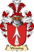 v.23 Coat of Family Arms from Germany for Wensing
