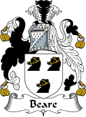 English Coat of Arms for the family Beare