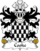 Welsh Coat of Arms for Cooke (Sir Walter, through marriage)