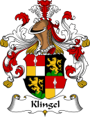 German Wappen Coat of Arms for Klingel