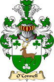 Irish Family Coat of Arms (v.23) for O'Connell or MacConnell