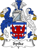 English Coat of Arms for Speke or Spike