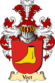 v.23 Coat of Family Arms from Germany for Voet