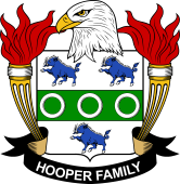 American Coat of Arms for Hooper