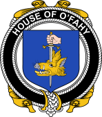Irish Coat of Arms Badge for the O'FAHY family