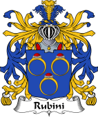 Italian Coat of Arms for Rubini