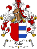 German Wappen Coat of Arms for Sahr