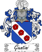 Araldica Italiana Coat of arms used by the Italian family Giuntini