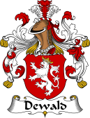 German Wappen Coat of Arms for Dewald