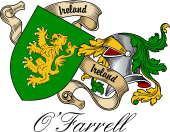 Sept (Clan) Coat of Arms from Ireland for O'Farrell
