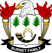 Coat of arms used by the Burnet family in the United States of America