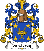 Coat of Arms from France for Clercq (de)