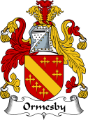 English Coat of Arms for the family Ormesby