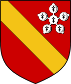 English Family Shield for Fontaine