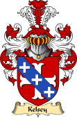 English Coat of Arms (v.23) for the family Kelsey