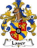 German Wappen Coat of Arms for Lauer