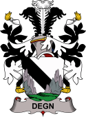 Coat of arms used by the Danish family Degn