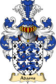 Welsh Family Coat of Arms (v.23) for Adams