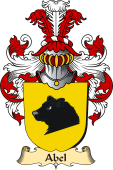 v.23 Coat of Family Arms from Germany for Abel