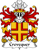 Welsh Coat of Arms for Crevequer (or Crevecoeur, Flint)