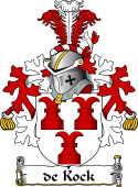 Dutch Coat of Arms for de Kock