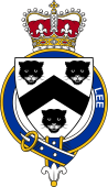 British Garter Coat of Arms for Lee (England)
