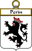 French Coat of Arms Badge for Perin