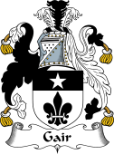 English Coat of Arms for the family Gair