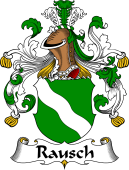 German Wappen Coat of Arms for Rausch