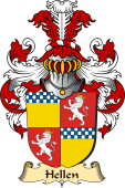 v.23 Coat of Family Arms from Germany for Hellen