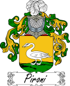 Araldica Italiana Italian Coat of Arms for Pironi