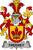 Irish Coat of Arms for Freeney